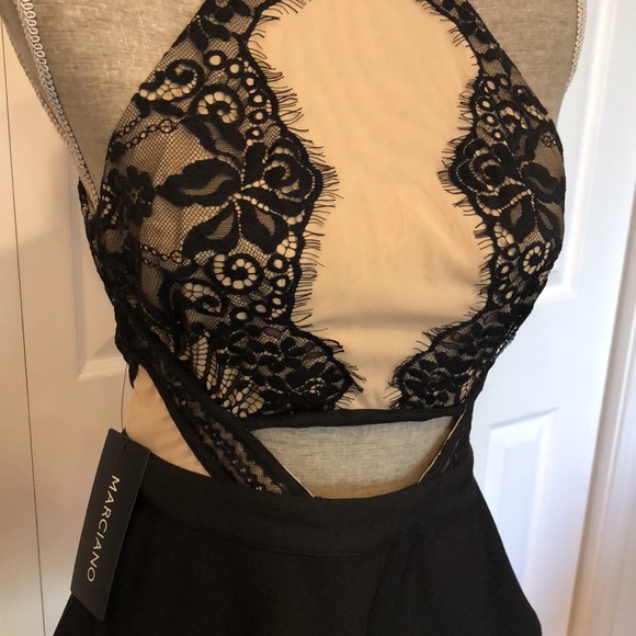 Marciano Peplum Halter Top - Picture 2 of 8